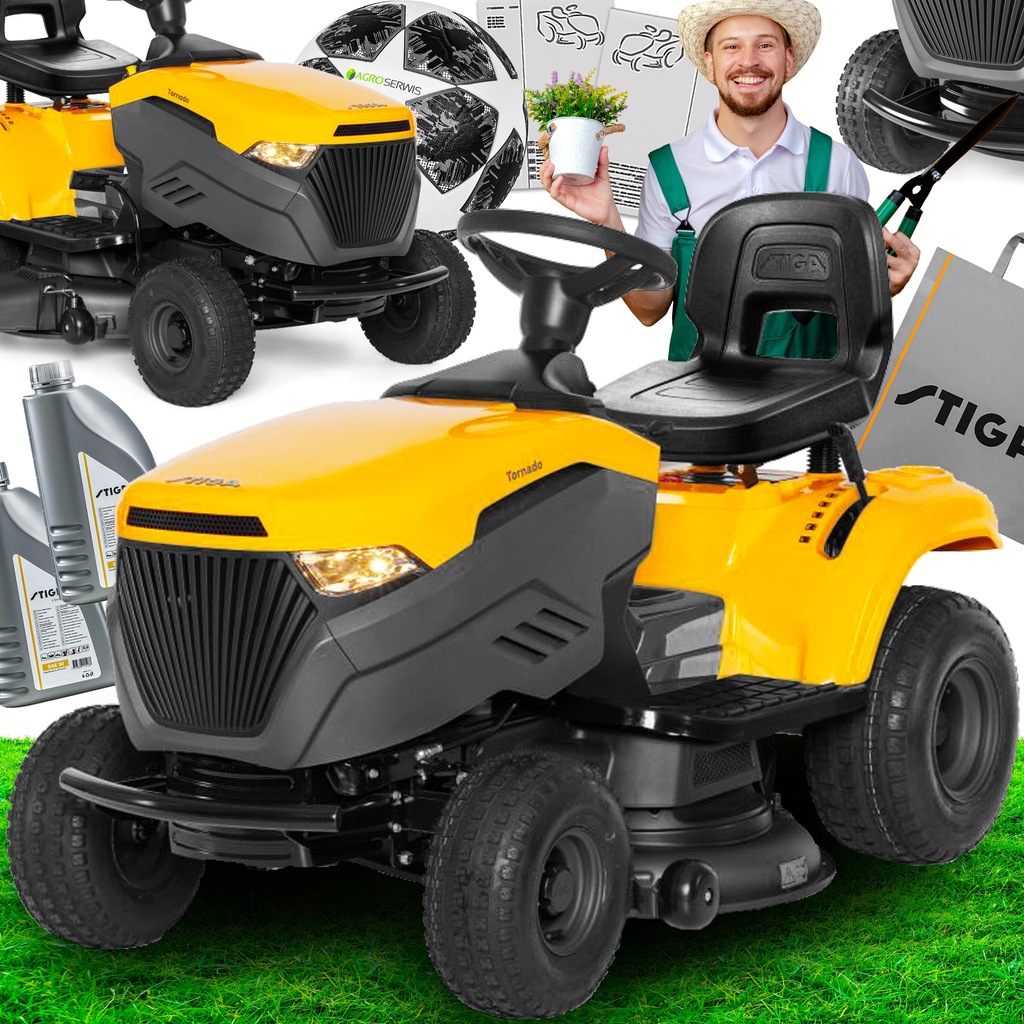 Купить САДОВЫЙ ТРАКТОР STIGA Tornado 2098 БЕЗ КОРЗИНЫ XL: отзывы, фото ...