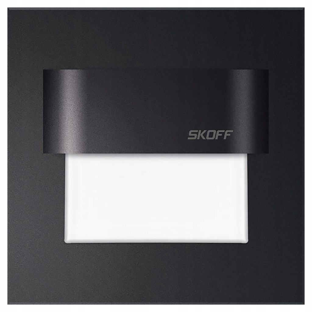 Oprawa Schodowa Lampka LED Dekoracyjna 1,8W 230V Czarny Mat TANGO SKOFF
