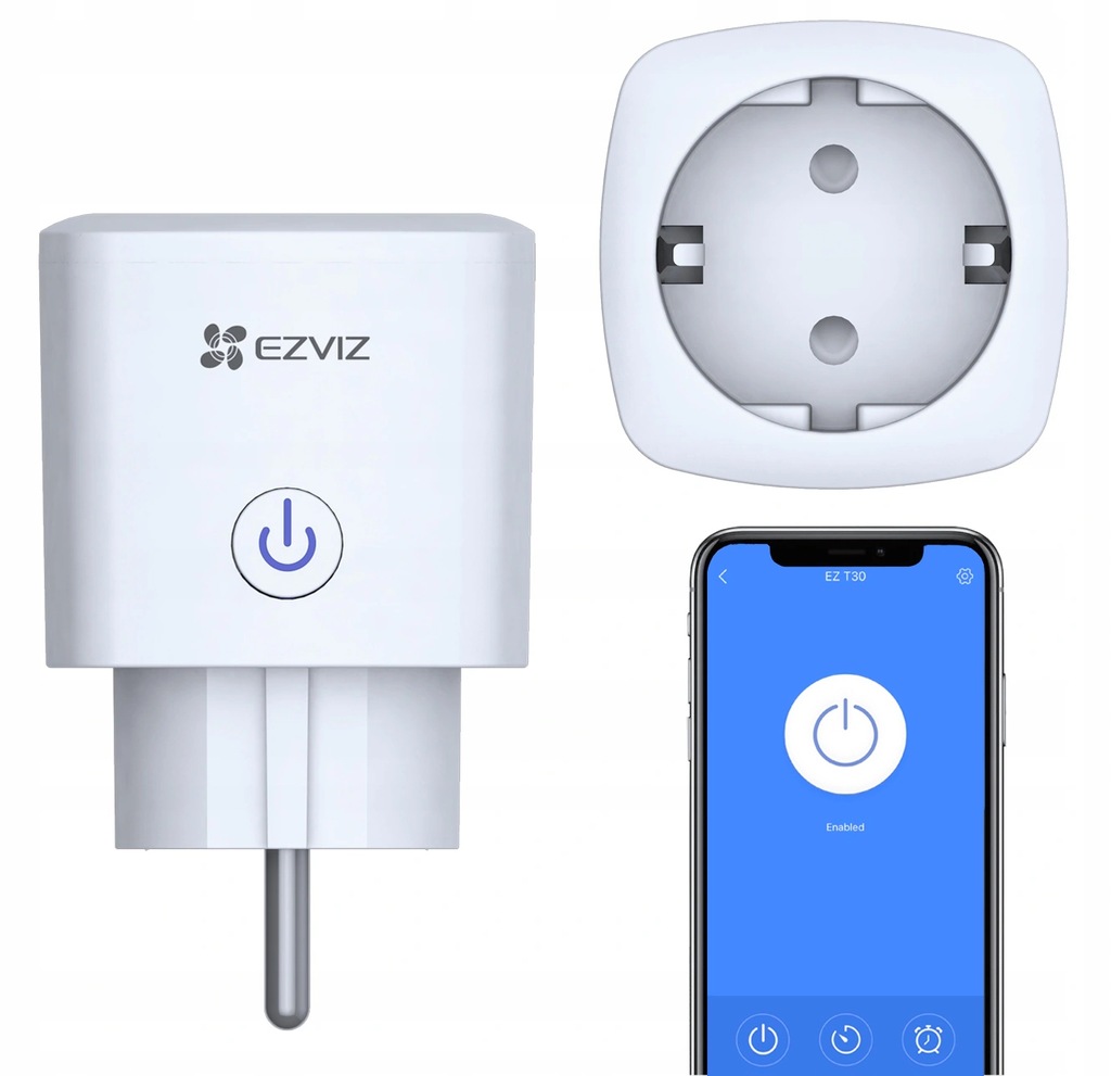 Gniazdko Inteligentne WiFi Smart T30-10A Basic EZVIZ