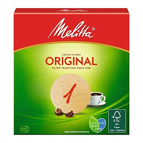 Bibuła filtracyjna filtr Melitta 204335 okrągła 100 szt.