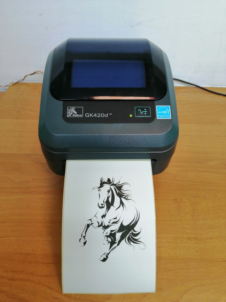 DRUKARKA ETYKIET ZEBRA GK420d LAN SIEĆ JAK NOWA 14018716183