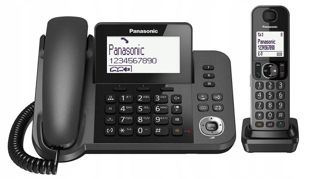 K7757 PANASONIC KXTGF310EXM TELEFON STACJONARNY