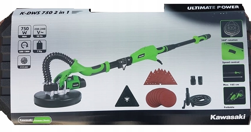 SZLIFIERKA DO GIPSU KAWASAKI K-DWS750 2W1 GRATISY