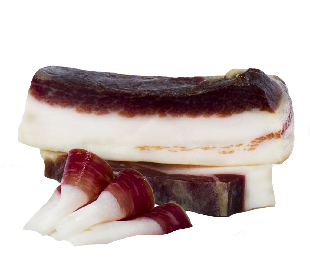 LARDO DI LANGA włoska słonina w kawałku 0,222 kg