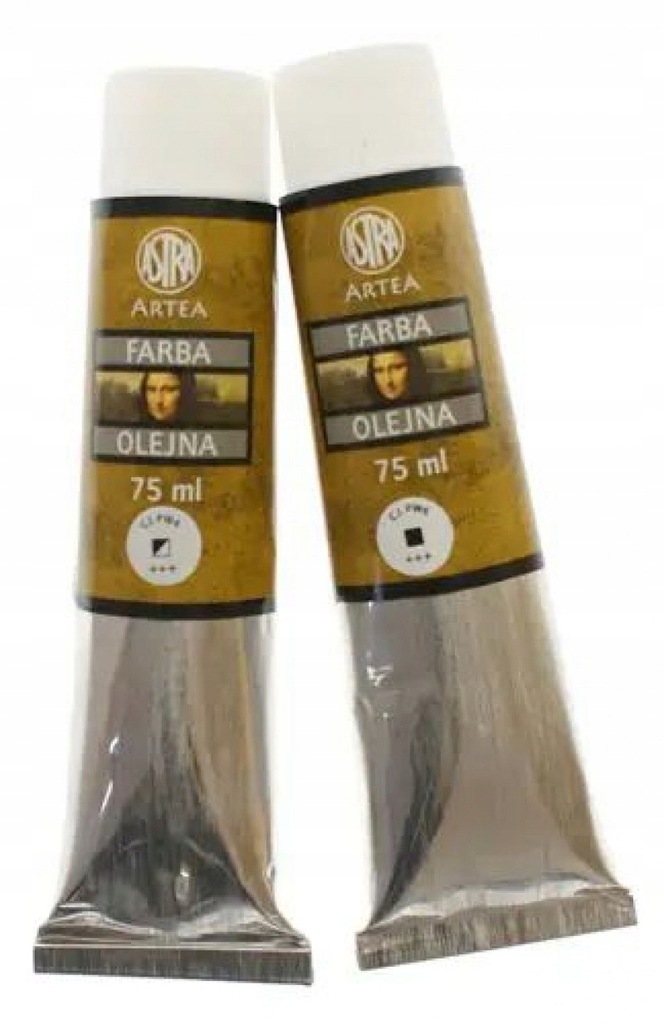 Farba Olejna Biała w Tubce Artystyczna 75ml OKAZJA