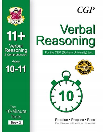 CGP Books - 10-Minute Tests for 11+ Verbal Reasoni