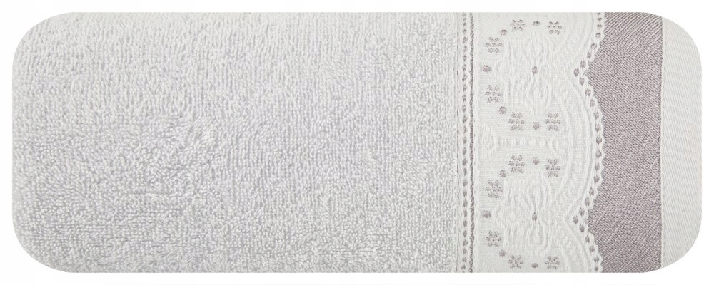 Ręcznik Tina 70x140 02 srebrny 450g/m2 frotte