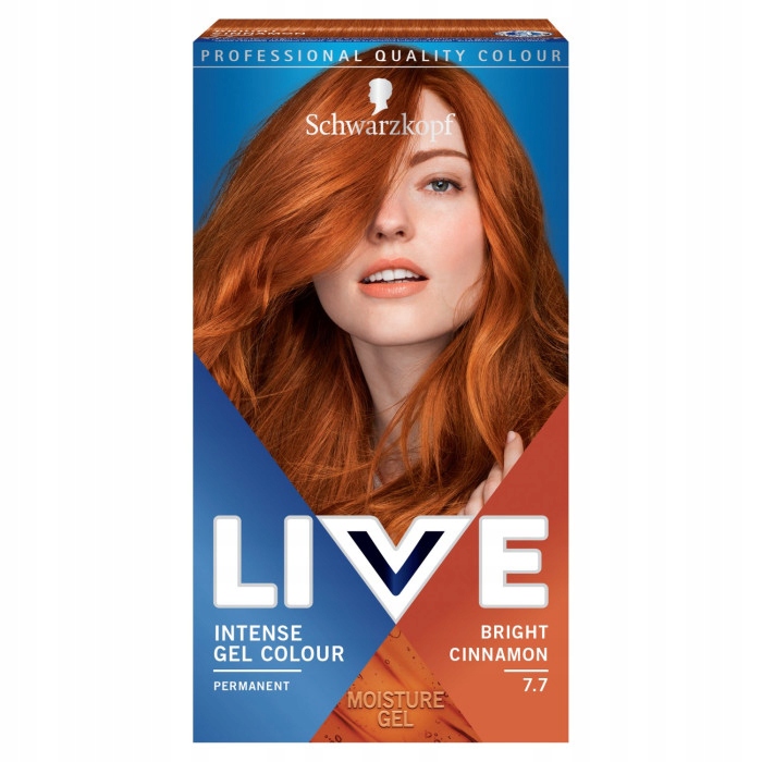 Schwarzkopf Live Bright Cinnamon 7.7 farba