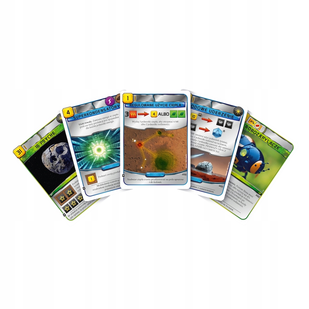 Gra planszowa Rebel Terraformacja Marsa: Zestaw dodatkowy #9 (5 kart)