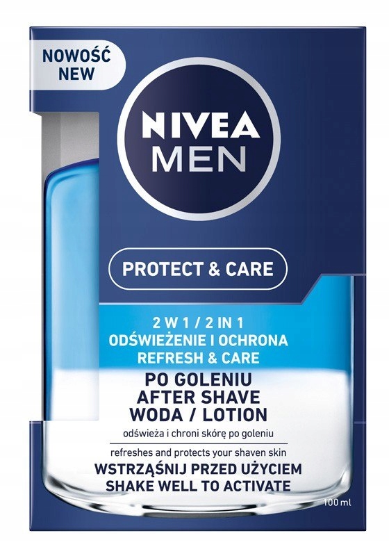 NIVEA MEN Woda po goleniu PROTECT & CARE 2w1 1