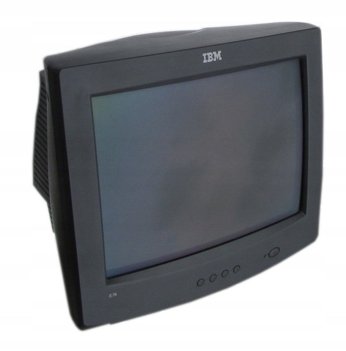 Monitor kineskopowy CRT IBM E74 17'' VGA retro