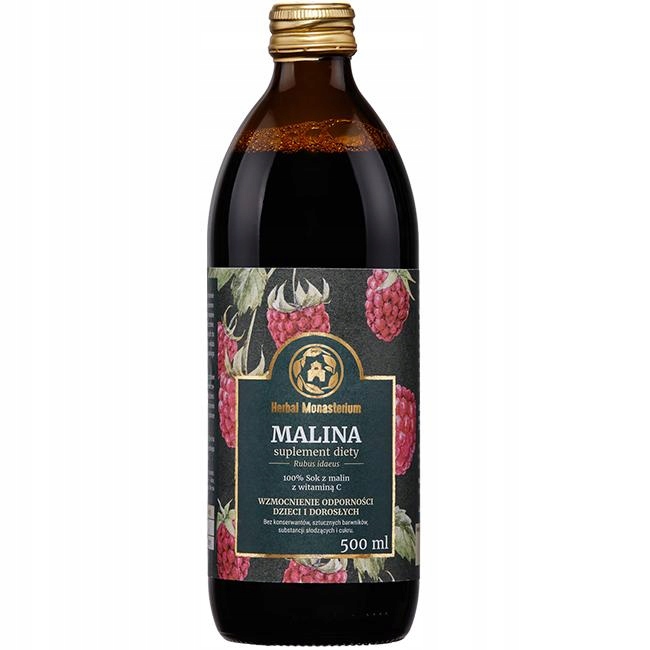 Skol z malin 100% witamina C 500ml DATA 30.09.2023