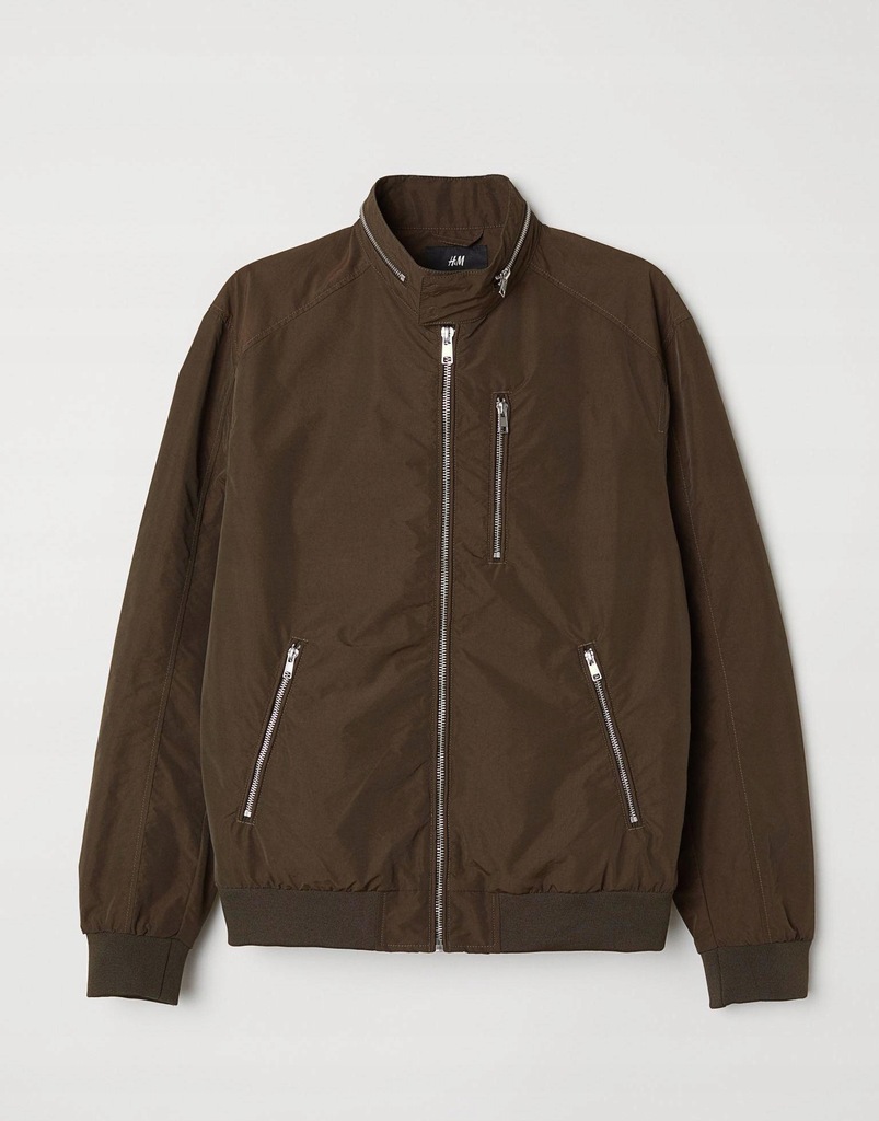 27N097 H&M__MJ9 KURTKA BOMBER KHAKI__M