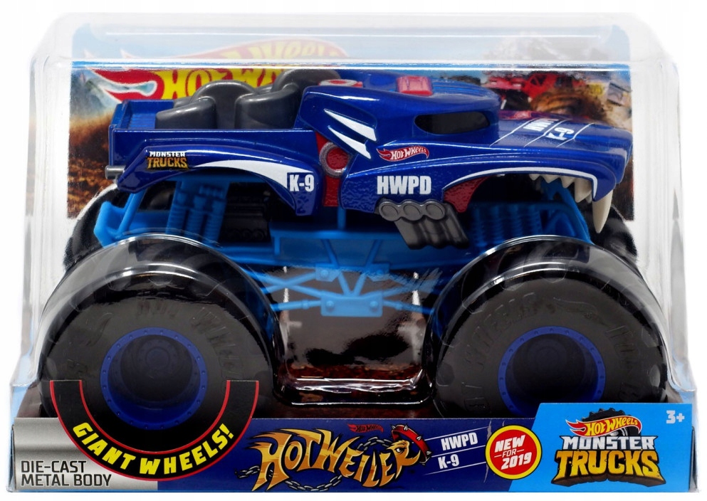 Hot Wheels. FYJ83 Monster Trucks, K-9