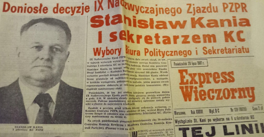 Gazety z 1981/82 r. (stan wojenny)