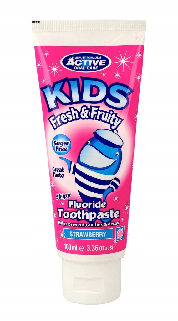Active pasta do mycia zębów dla dzieci z fluorem S