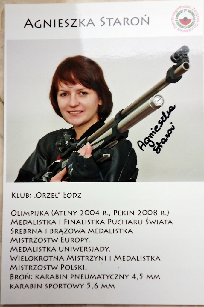 Agnieszka Staroń. Autograf