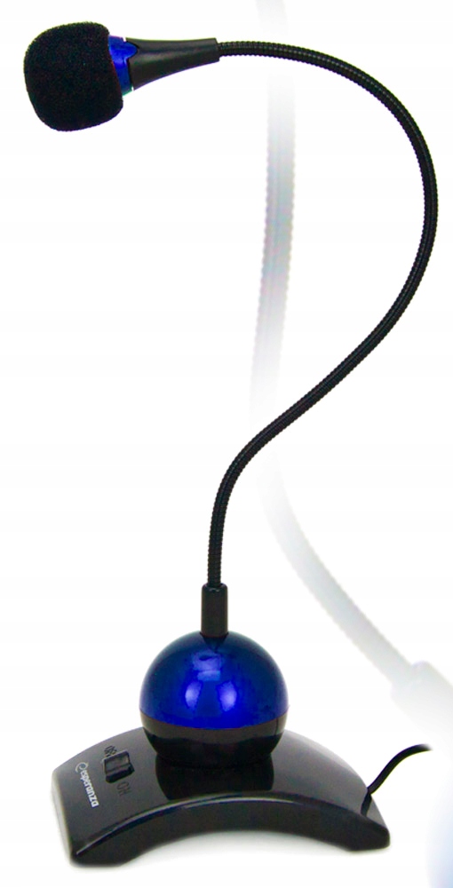 EH130B Esperanza Mikrofon Chat Desktop Niebieski