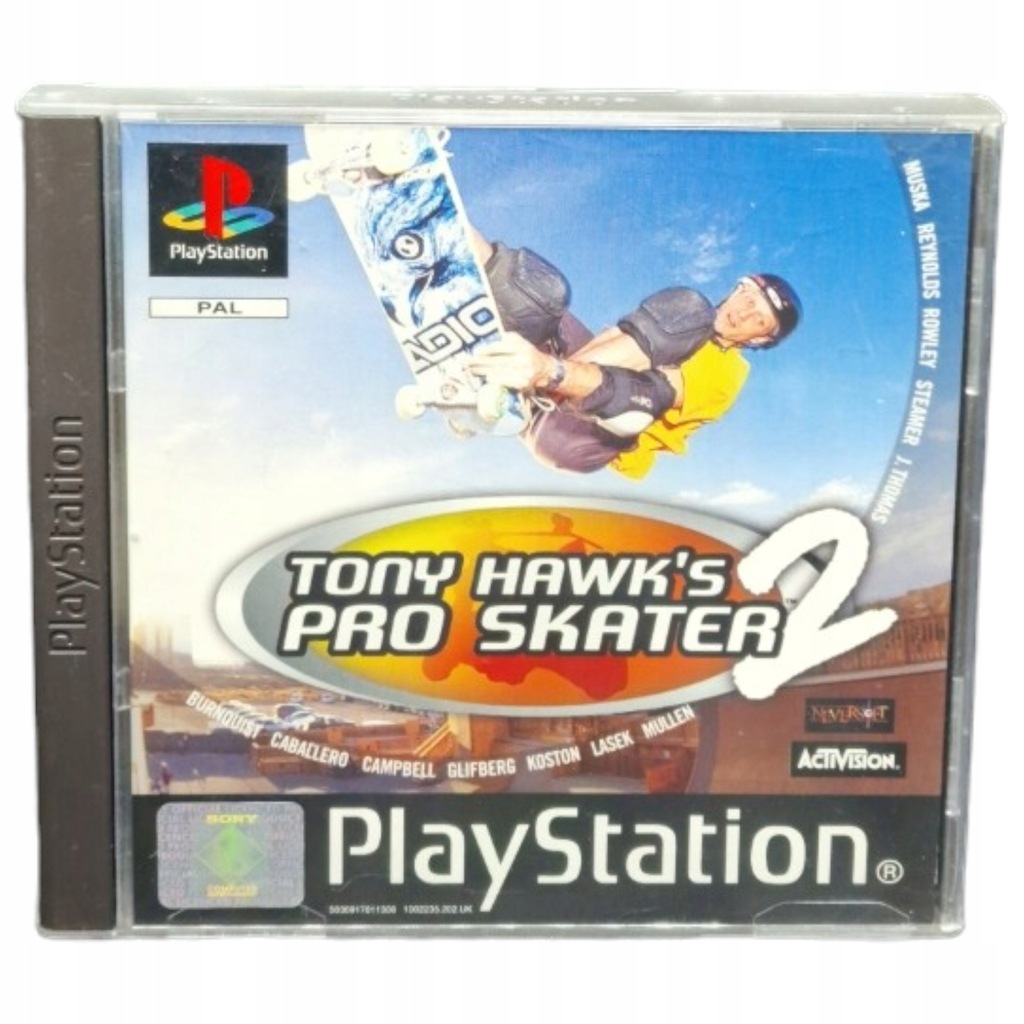 Gra TONY HAWK’S PRO SKATER 2 PSX Sony PlayStation (PS1 PS2 PS3)