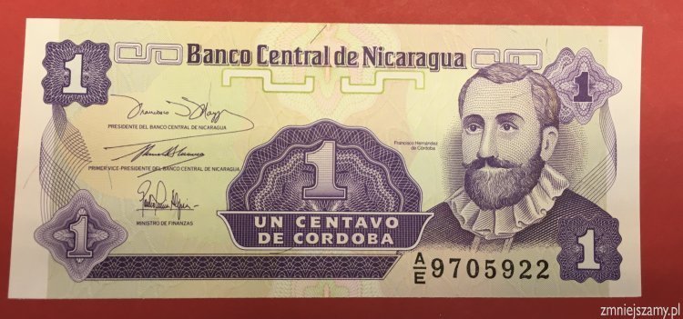 Aukcja charytatywna - Nikaragua 1 centavos