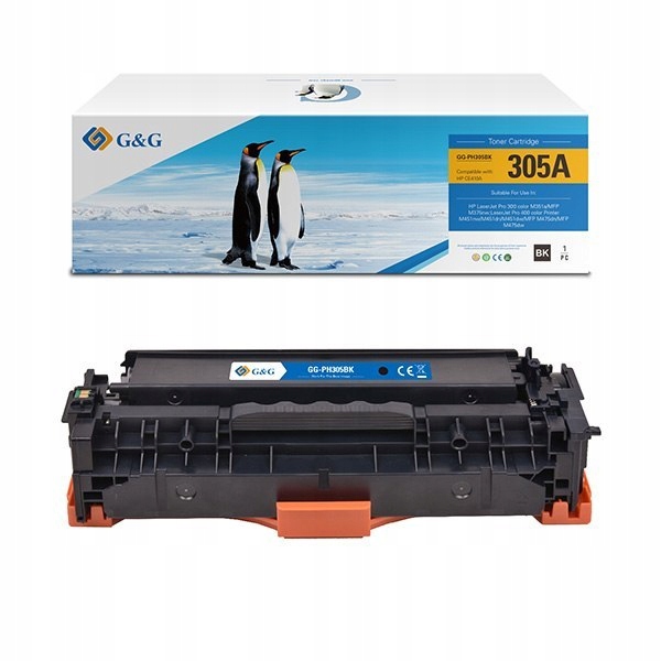 G&G kompatybilny toner z CE410A, NT-PH305BK(CE410A), HP 305A, black, 2090s