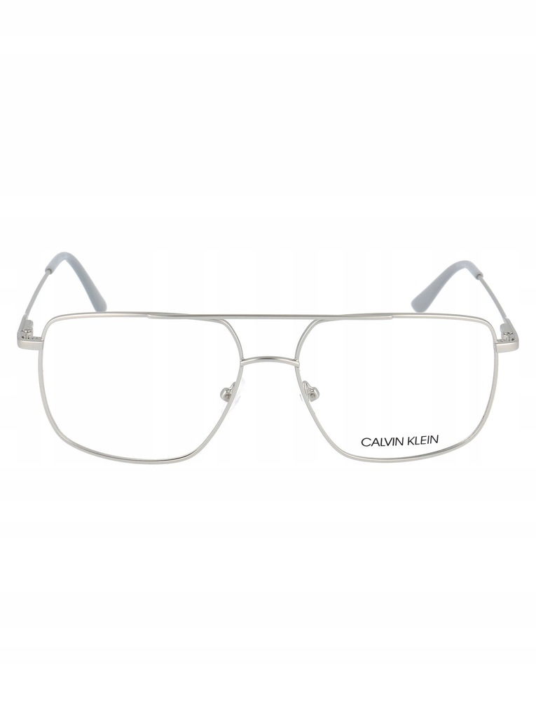 CALVIN KLEIN MĘŻCZYZN BIAŁY OKULARY 55 MM