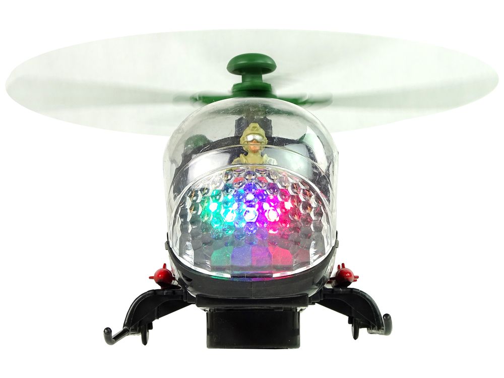Helikopter Wojskowy Efekty Świetlne Dźwięk Diody
