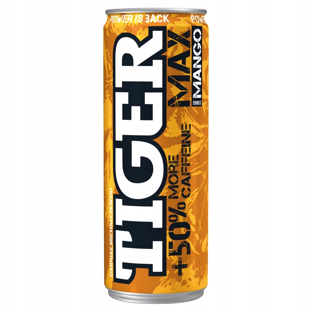 Tiger Max napój energetyzujący o smaku mango 250ml