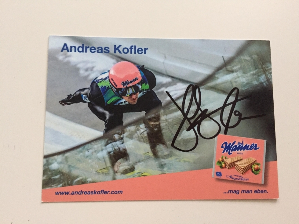 Autograf - Andreas Kofler