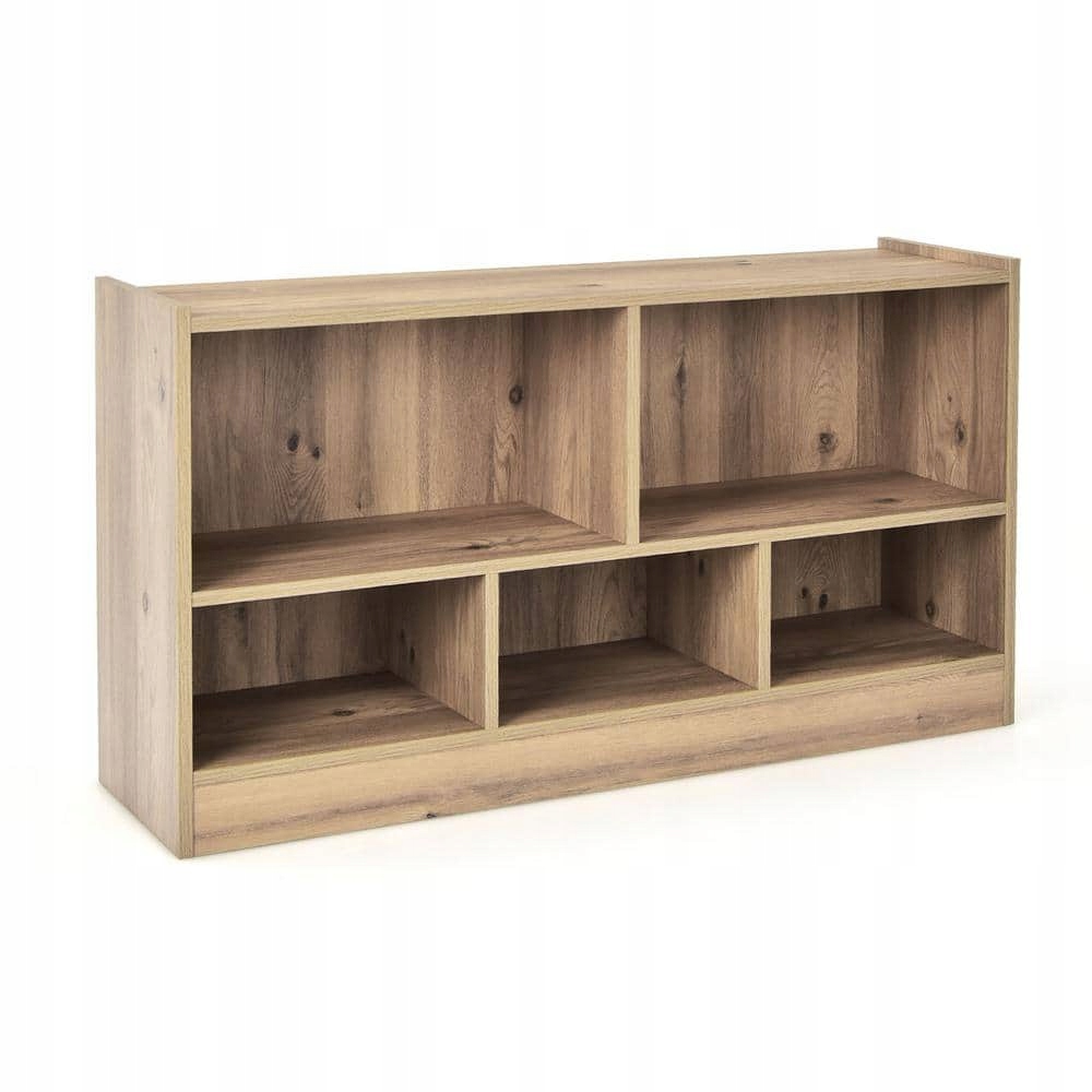 Regał Costway 111,5 x 30 x 60 cm odcienie brązu