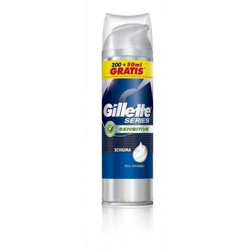 PIANKA DO GOLENIA GILLETTE SERIES SENSITIVE 250 ML