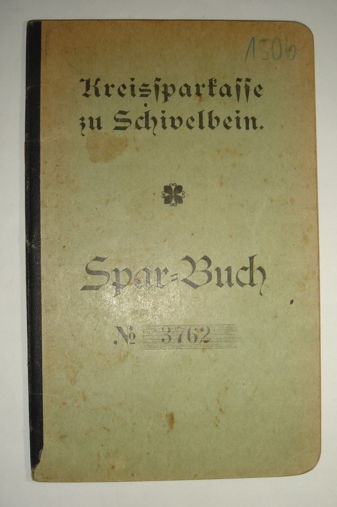Schivelbein - Świdwin - Książeczka oszczędnościowa 1925 r.