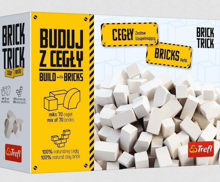 BRICK TRICK - BUDUJ Z CEGŁY BIAŁE 70 SZTUK TREFL