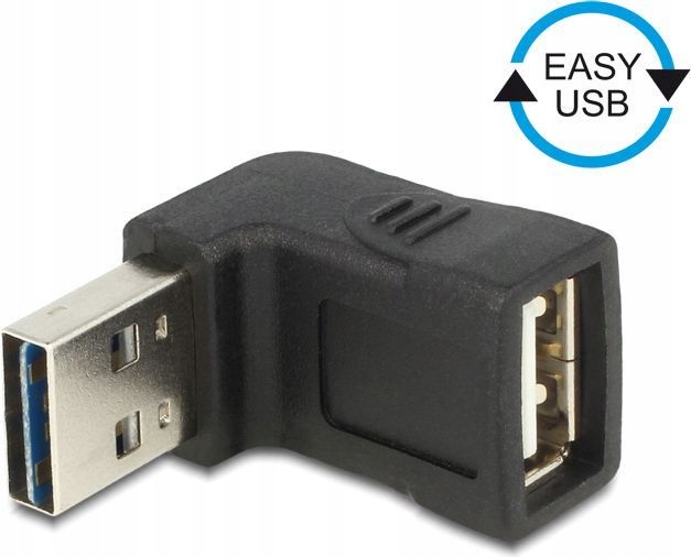 Adapter USB Delock USB - USB Czarny (65521)