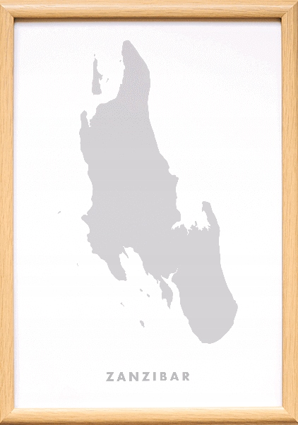 Mapa Zanzibaru A5 15x21 Zanzibar Tanzania