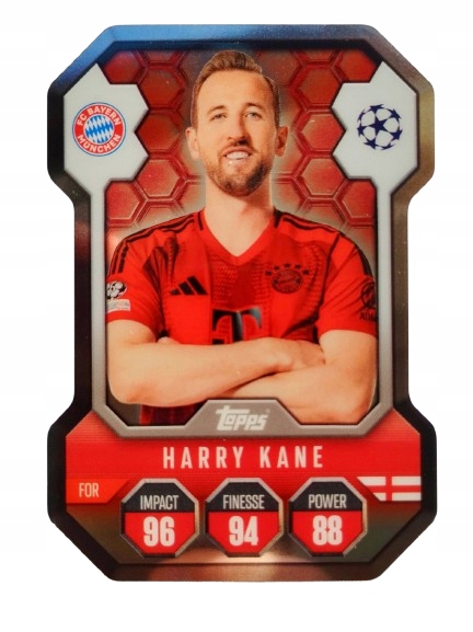 TOPPS MATCH ATTAX 2024-2025 Chrome Pro Elite Shield SH 11 HARRY KANE BAYERN