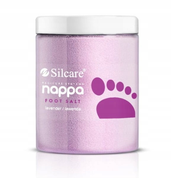 Silcare Nappa Sól do stóp lawenda 1250g