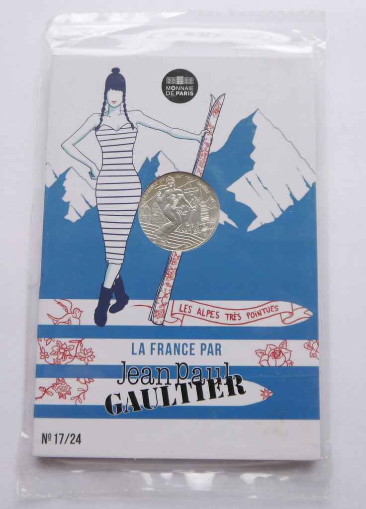 FRANCJA 10 EURO 2017 JEAN PAUL GAULTIER No17