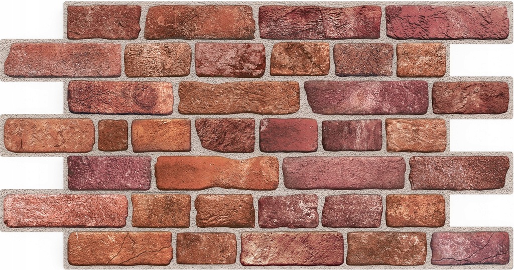 PANELE ŚCIENNE 3D CZERWONA CEGŁA PCV PVC RED BRICK