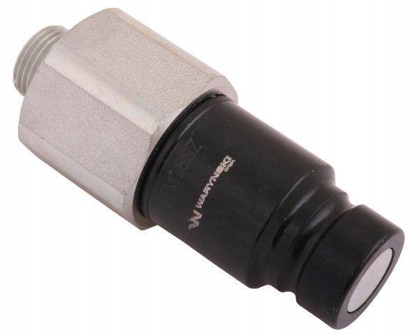 Szybkozłącze hydrauliczne suchoodcinające wtyczka m18x1.5 12l gwint zewnętr