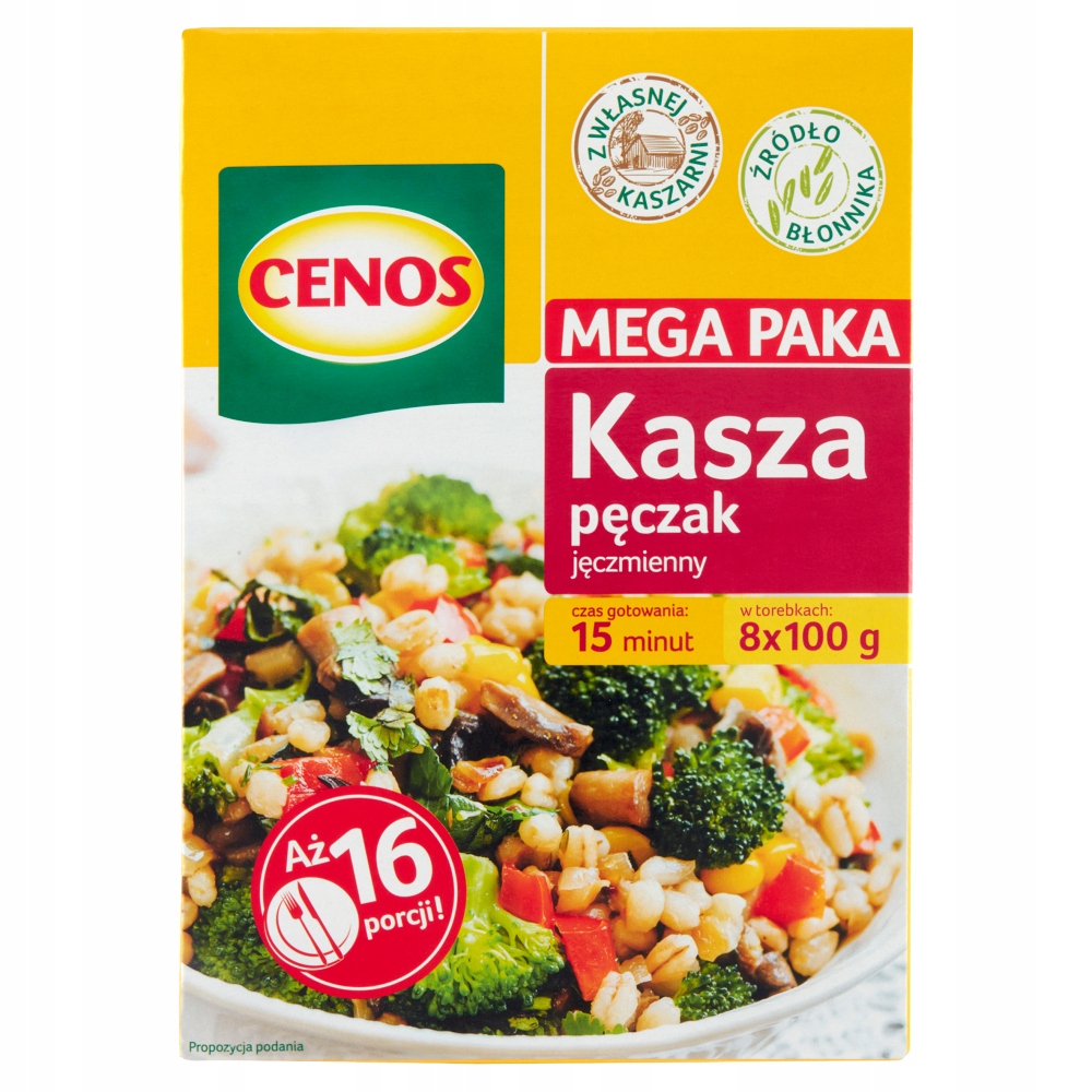 Cenos Kasza Pęczak Jęczmienny 800 G (8 X 100 G)