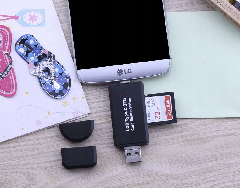 Купить Устройство чтения карт памяти SD MicroSD 5 в 1 USB-C MicroUSB TF: отзывы, фото, характеристики в интерне-магазине Aredi.ru