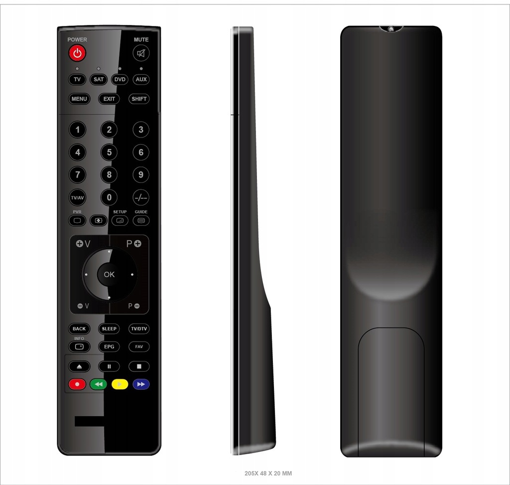 Pilot do TV HANSEATIC LC1910T LC2210T