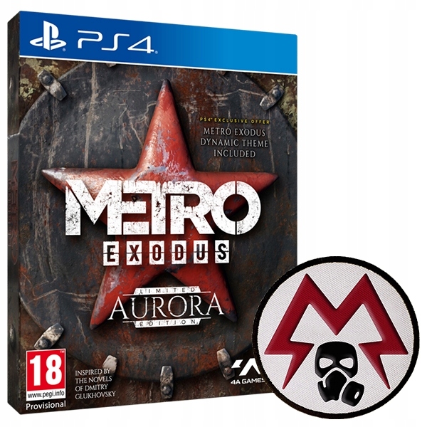 Metro Exodus Aurora Limited Edition PS4 + naszywki