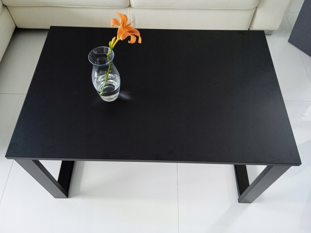 Купить Журнальный столик Lava loft, черный, 90х60, металлические ножки: отзывы, фото, характеристики в интерне-магазине Aredi.ru