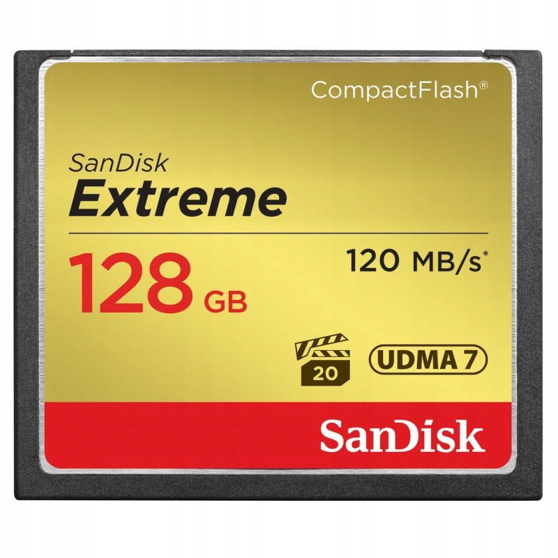 Купить SANDISK 128 ГБ Compact Flash EXTREME CF 120/85 МБ/с: отзывы, фото, характеристики в интерне-магазине Aredi.ru