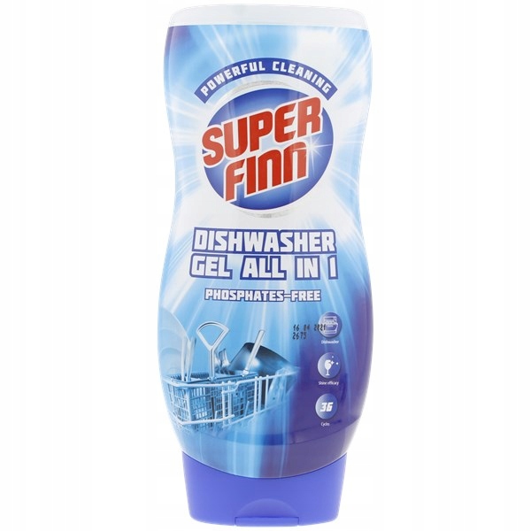Żel do mycia naczyń w zmywarkach Super Finn 720 ml 11116634129