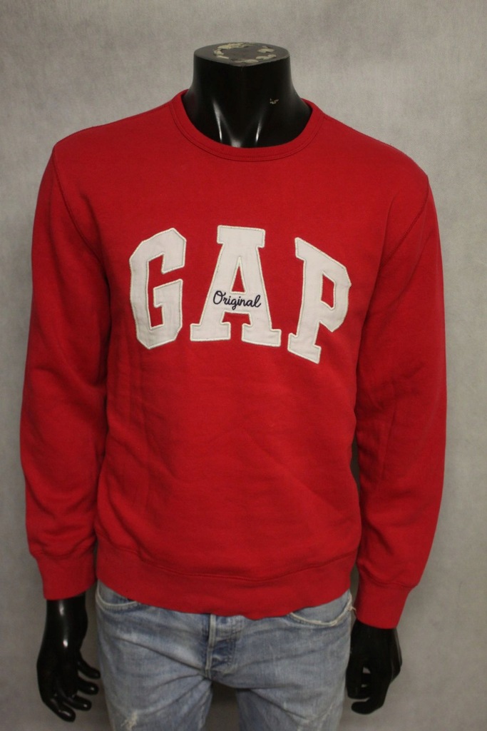 GAP BLUZA MESKA CREWNECK LOGOWANA