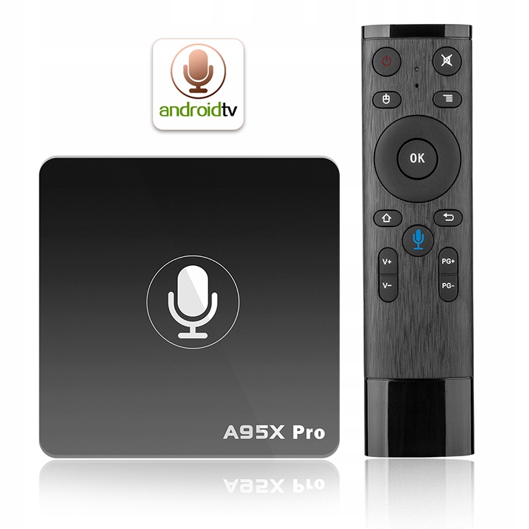 Android TV Box A95X PRO; 2/16; wybieranie głosowe