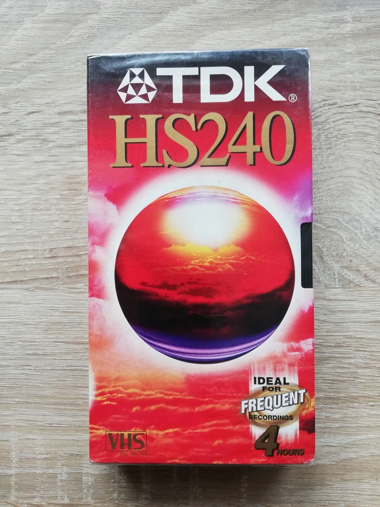 Kaseta VHS - TDK HS 240 NOWA